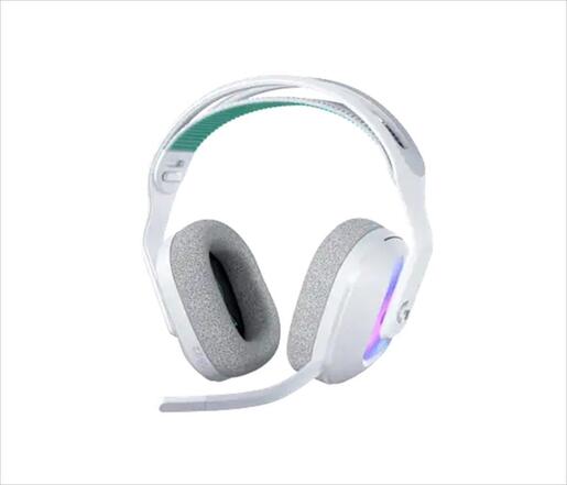 HEADPHONES LOGITECH Gaming-Headset G522 Wireless LIGHTSPEED RGB w/removable microphone 981-001550, White