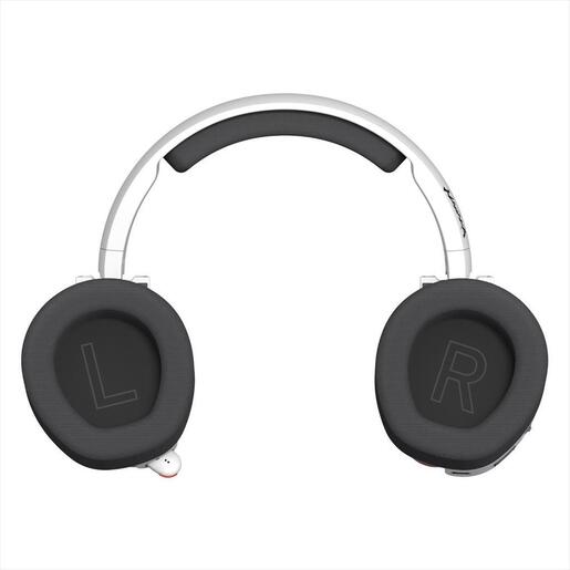 HEADPHONES WIRELESS A4TECH MR720 NARAKA Bloody Gaming RGB, w/mic, 3,5mm, 2.4G, BT 5.3, 90° Folding, w/Extension Dock, white