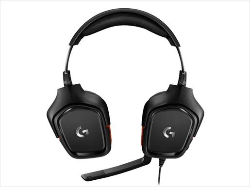 HEADPHONES LOGITECH Gaming-Headset G332 black/red w/microphone 981-000757, 1x3.5mm / 2x3.5mm
