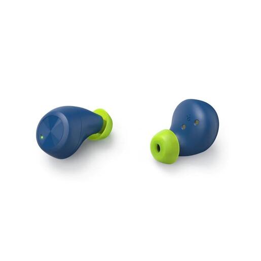 EARPHONES WIRELESS HAMA SPIRIT CHOP, Bluetooth w/microphone, Blue 184082