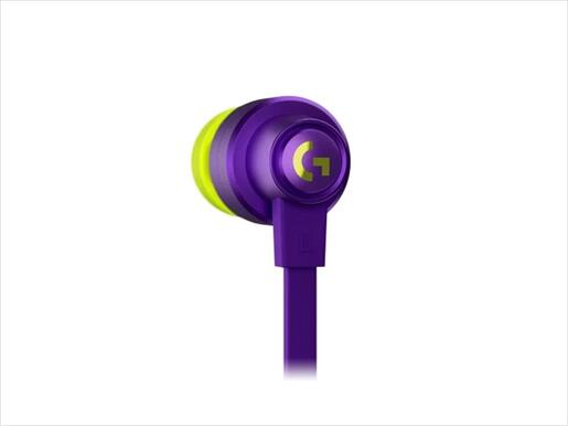 EARPHONES LOGITECH G333 Gaming PURPLE 1x3.5mm +TYPE-C dongle 981-000936
