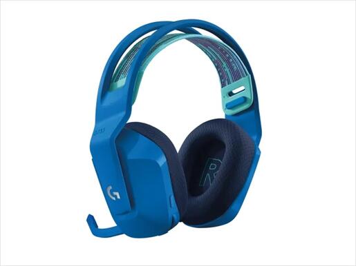 HEADPHONES LOGITECH Gaming-Headset G733 Wireless LIGHTSPEED RGB w/microphone  981-000943, Blue