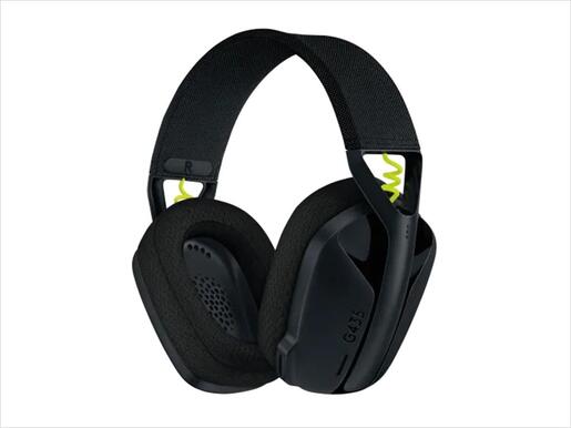 HEADPHONES LOGITECH Gaming-Headset G435 Wireless LIGHTSPEED/ Bluetooth w/microphone 981-001050, Black and Neon Yellow