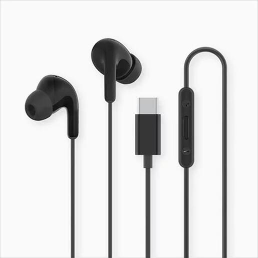EARPHONES XIAOMI w/microphone, Type-C, Black