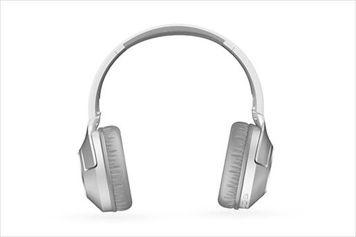HEADPHONES WIRELESS A4TECH BH300 Bluetooth 5.3 w/microphone, White BH300