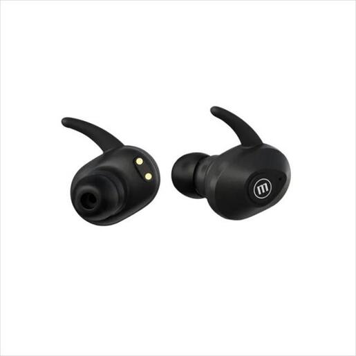 EARPHONES WIRELESS BUDS MAXELL EB-BT MINI DUO, Bluetooth w/microphone, Black
