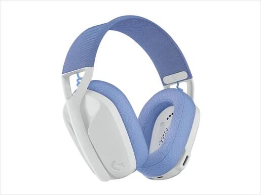HEADPHONES LOGITECH Gaming-Headset G435 Wireless LIGHTSPEED/ Bluetooth w/microphone 981-001074, Off White and Lilac