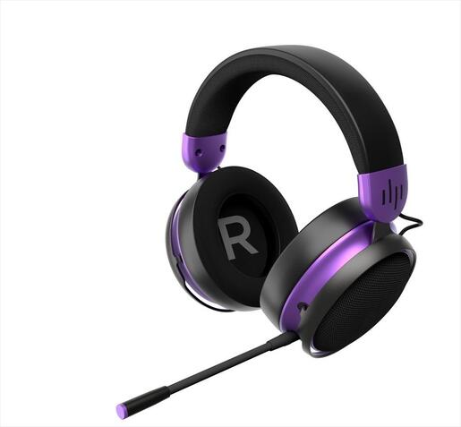 HEADPHONES DARK PROJECT Wireless (2.4GHz&BT) Gaming-Headset SONO w/Mic, 53mm neodymium driver, Black/Violet