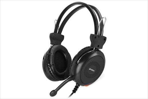 HEADPHONES A4TECH HS-30, microphone, volume control, 2x3.5mm jack
