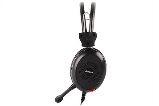 HEADPHONES A4TECH HS-30, microphone, volume control, 2x3.5mm jack