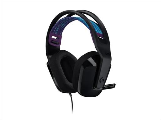 HEADPHONES LOGITECH Gaming-Headset G335 black w/microphone  981-000978, 1x3.5mm / 2x3.5mm