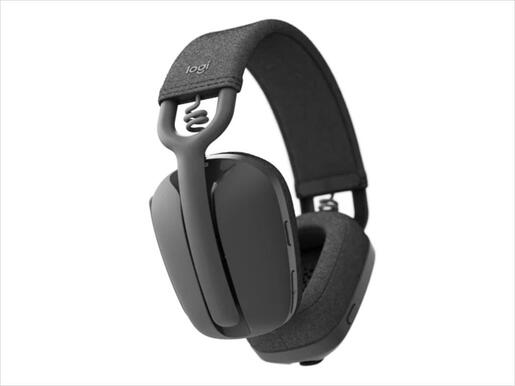 HEADPHONES WIRELESS LOGITECH Zone VIBE 100 Graphite, lightweight Bluetooth w/microphone 981-001213