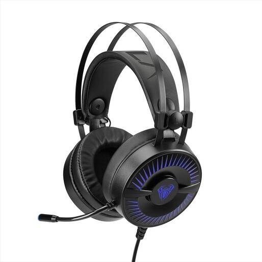 HEADPHONES AULA COLD FLAME Gaming Headset w/Microphone 1x3.5mm / 2x3.5mm  / USB (for ilumination), 278486