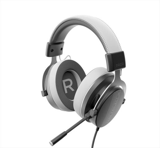 HEADPHONES DARK PROJECT Wired Gaming-Headset VEXO w/Mic, 50mm neodymium driver, 1x3.5mm, Gray