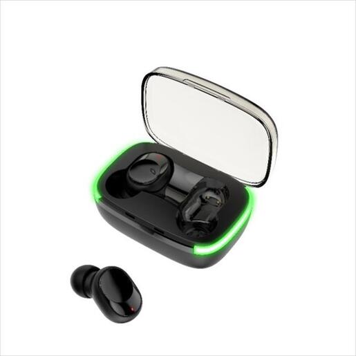 EARPHONES WIRELESS BUDS KINGSTAR KS-Y60, Bluetooth w/microphone, Black