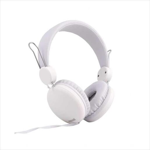 HEADPHONES MAXELL SPECTRUM, SMS-10S w/microphone 1x3.5mm WHITE
