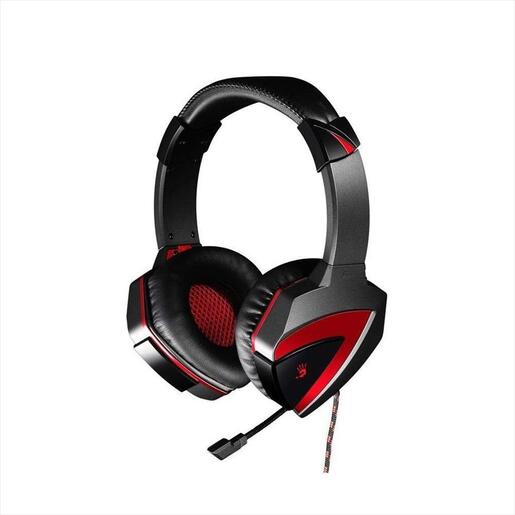 HEADPHONES G501 RADAR 360 Bloody Gaming 7.1, Controler , Detachable Mic, black/red, USB