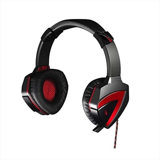 HEADPHONES G501 RADAR 360 Bloody Gaming 7.1, Controler , Detachable Mic, black/red, USB