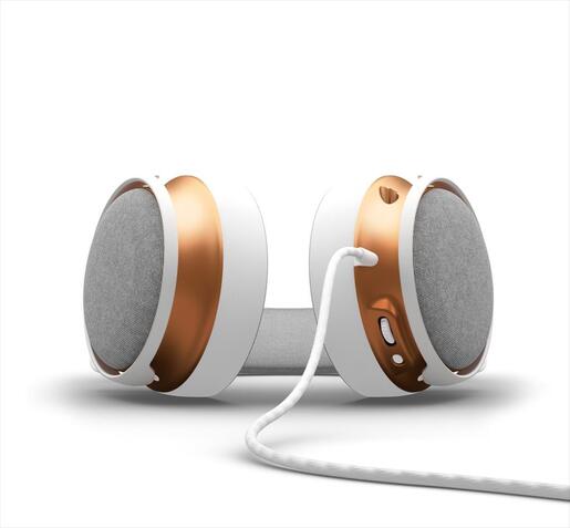 HEADPHONES DARK PROJECT Wired Gaming-Headset SONO w/Mic, 53mm neodymium driver, 1x3.5mm, White/Gold