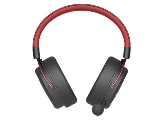 HEADPHONES WIRELESS A4TECH MR590 Bloody Gaming, Detachable mic, RGB, 3.5mm/2.4G,BT 5.3 w/Extension Dock, Sports Red