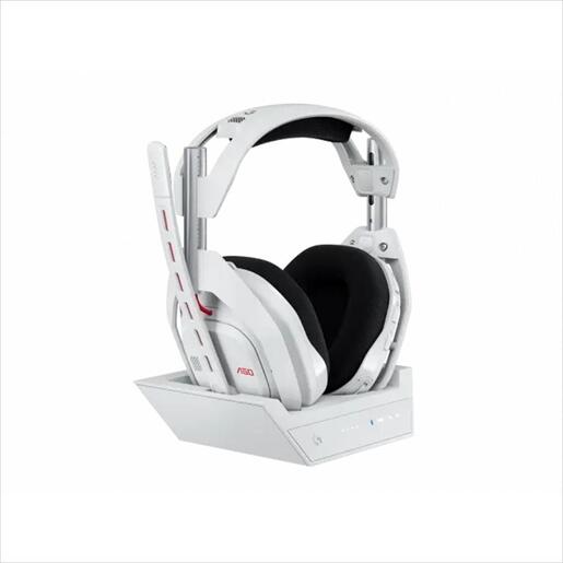 HEADPHONES LOGITECH Astro A50 w/Base station, White, Lightspeed wireless w/microphone, USB-C, 939-002230
