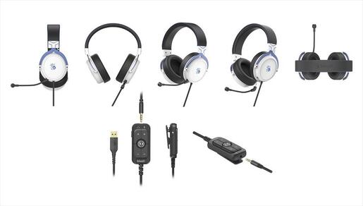 HEADPHONES A4TECH M590i Bloody Gaming 7.1 virtual, Detachable mic, 3.5mm/USB, Sports Navy