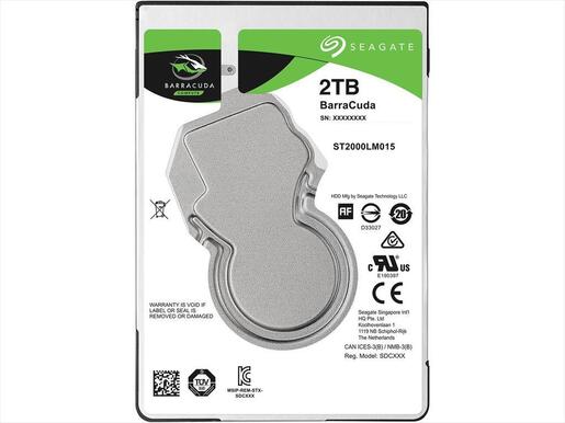 HDD 2,5" 2TB SEAGATE Barracuda 5400RPM 128MB SATAIII ST2000LM015