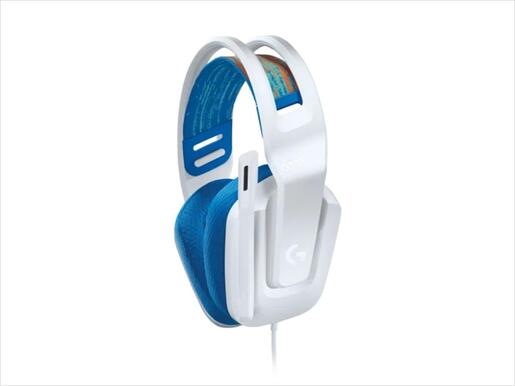 HEADPHONES LOGITECH Gaming-Headset G335 White w/microphone  981-001018, 1x3.5mm / 2x3.5mm