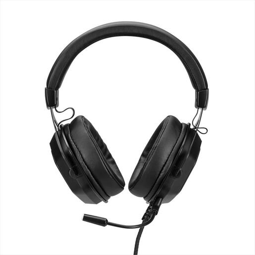 HEADPHONE NOXO VERTEX GAMING HEADSET,DETACHABLE FLEXIBLE MICROPHONE, USB, VIRTUAL 7.1 SOUND, ILLUMINATED EAR CUPS AND MICROPHONE, BRAIDED CABLE