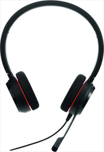 HEADPHONES JABRA EVOLVE 20 MS stereo w/microphone,4999-823-109