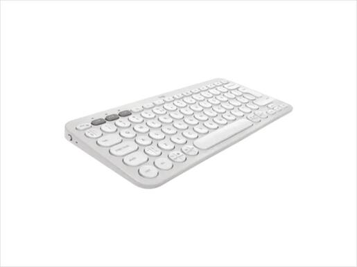 KEYBOARD BLUETOOTH LOGITECH K380S PEBBLE KEYS 2 White Multi-Device compatible with Bolt (not included) 920-011852