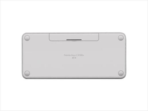 KEYBOARD BLUETOOTH LOGITECH K380S PEBBLE KEYS 2 White Multi-Device compatible with Bolt (not included) 920-011852