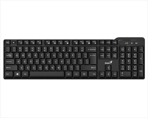 KEYBOARD WIRELESS GENIUS KB-7100X, Black