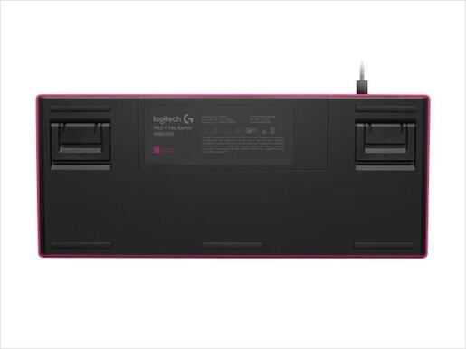 KEYBOARD MECHANICAL LOGITECH G PRO X RAPID MAGENTA, TKL, LIGHTSYNC RGB, TACTILE MAGNETIC, 920-013253