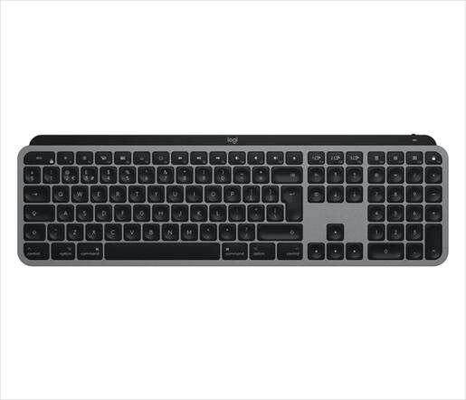 KEYBOARD WIRELESS LOGITECH MX KEYS FOR MAC Space Gray Unify w/Bluetooth 920-009558