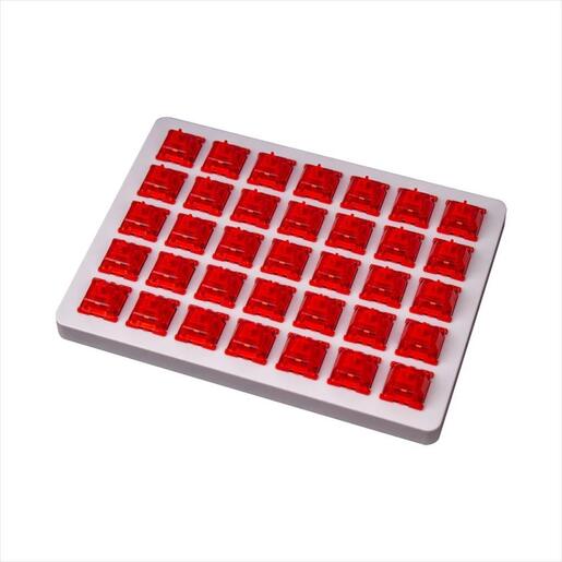 KEYBOARD SWITCH SET MECHANICAL KEYCHRON Z111 Gateron Phantom Red Switch (35 pcs ) Cherry-MX /Gateron /Kailh