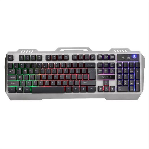 KEYBOARD WIRED USB XTRIKE ME KB505, 5 color rainbow backlight