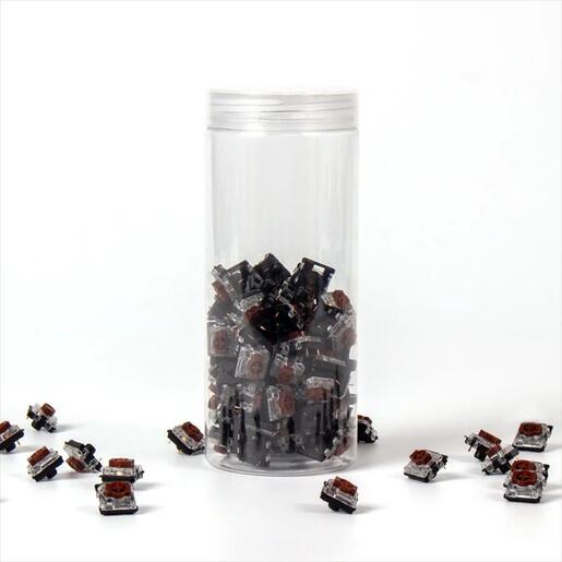 KEYBOARD SWITCH SET MECHANICAL LOW PROFILE 2.0 KEYCHRON Gateron G52 BROWN (x110 pieces) (for K1/K1SE/K3/K5/K5 SE/K7/K1;K3;K5;K7;K9;K11;K13 PRO/S1)