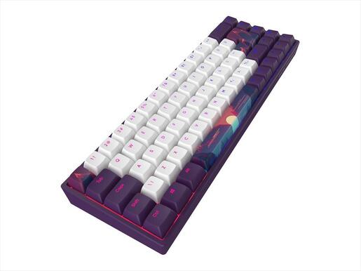 KEYBOARD MECHANICAL DARK PROJECT DPP68 SUNRISE 65% HS RGB linear G3ms Sapphire switch, +4 switch ANSI layout