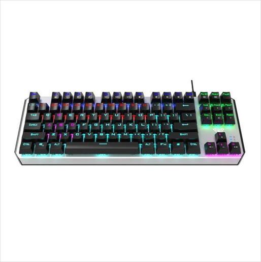 KEYBOARD MECHANICAL AULA AEGIS TKL RGB Iluminated TACTILE BLUE switch, 316536