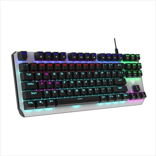 KEYBOARD MECHANICAL AULA AEGIS TKL RGB Iluminated TACTILE BLUE switch, 316536