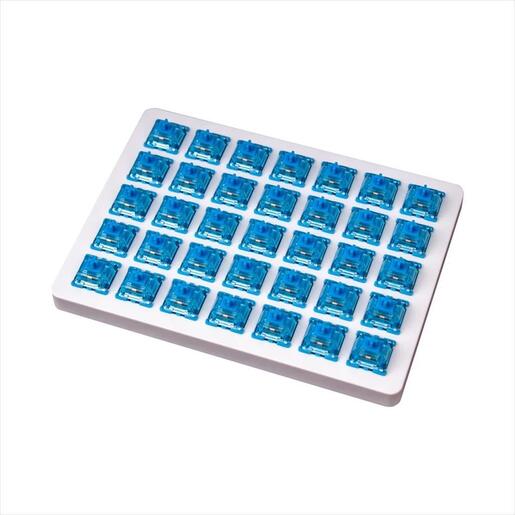 KEYBOARD SWITCH SET MECHANICAL KEYCHRON Z112 Gateron Phantom Blue Switch (35 pcs ) Cherry-MX /Gateron /Kailh