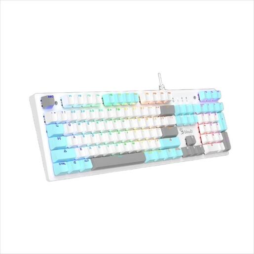 KEYBOARD MECHANICAL A4TECH Bloody S510R, Blue Switch, RGB Illumination, White