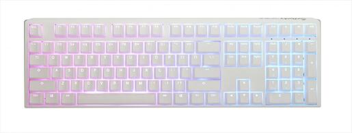 KEYBOARD MECHANICAL DUCKY ONE 3 FULL SIZE RGB PBT Double-shot keycaps HOT-SWAPPABLE Cherry MX Blue, Pure White, DKON2108ST-CUSPDPWWWSC1