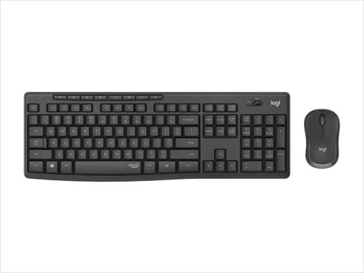 COMBO KEYBOARD AND MOUSE WIRELESS LOGITECH MK295 SILENT Graphite 920-009800