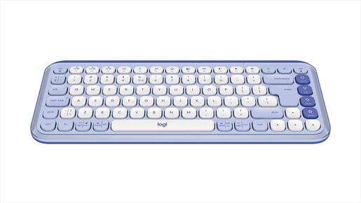KEYBOARD BLUETOOTH LOGITECH POP Icon Keys Lilac & Off White 920-013074