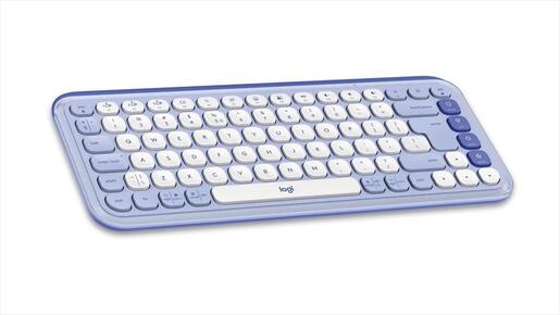 KEYBOARD BLUETOOTH LOGITECH POP Icon Keys Lilac & Off White 920-013074