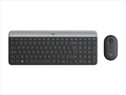 COMBO KEYBOARD AND MOUSE WIRELESS LOGITECH MK470 Graphite 920-009204