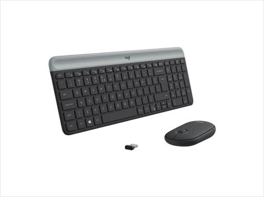 COMBO KEYBOARD AND MOUSE WIRELESS LOGITECH MK470 Graphite 920-009204