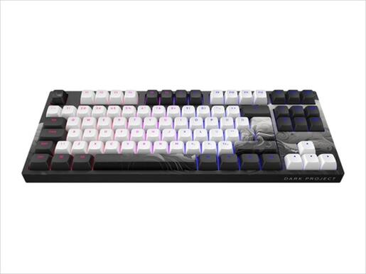 KEYBOARD MECHANICAL DARK PROJECT DPP 87 INK TKL HS RGB linear mechanical switches G3ms Sapphire, +4 switch ANSI layout